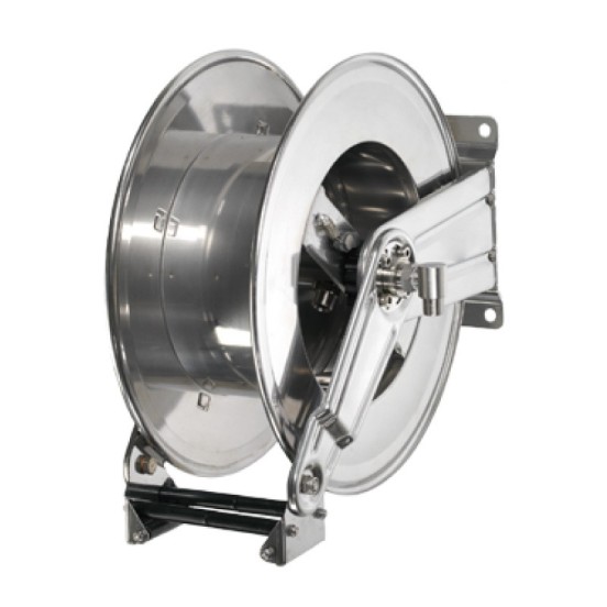ENROLLADOR RETRACTIL 15 MTS 200 BAR (E) 1" ACERO INOX AISI 304